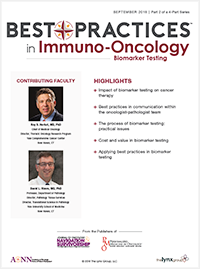 Best Practices in Immuno-Oncology Biomarker Testing – September 2018 | Part 2 of a 4-Part Series