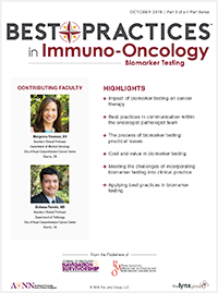 Best Practices in Immuno-Oncology Biomarker Testing – October 2018 | Part 3 of a 4-Part Series